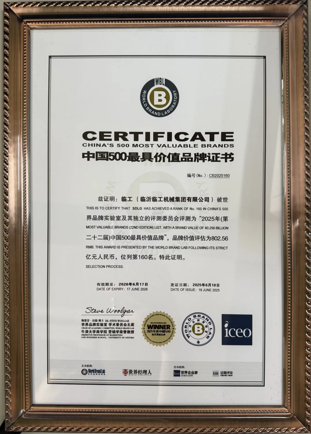 Лингонг Групп оценивается в ¥80,26 млрд — уже 12 лет подряд в ТОП‑500 самых ценных брендов Китая Лингонг Групп оценивается в ¥80,26 млрд — уже 12 лет подряд в ТОП‑500 самых ценных брендов Китая